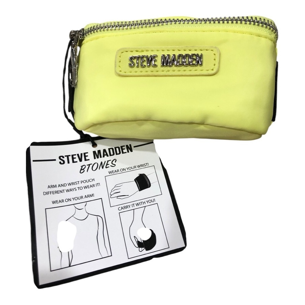 Steve Madden lemon btones‎ arm band mini bag new